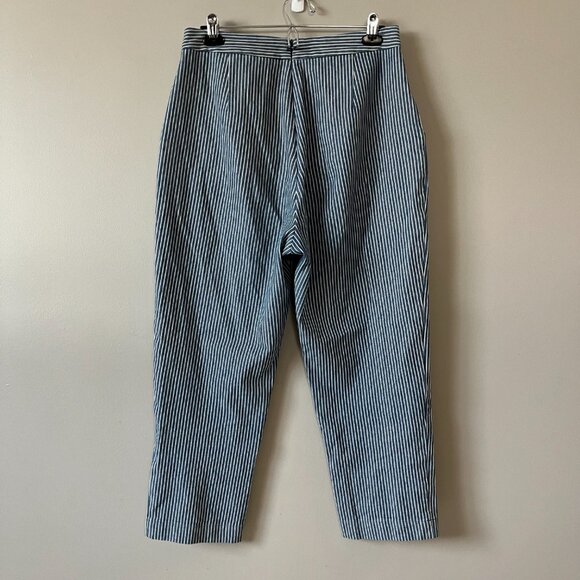 Alpha 60 cropped trousers railroad stripe pants - Picture 7 of 10